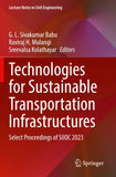 Technologies for Sustainable Transportation Infrastructures