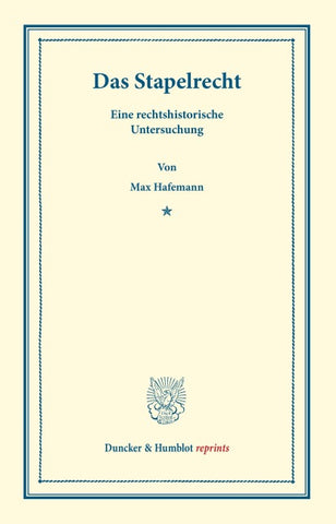 Das Stapelrecht