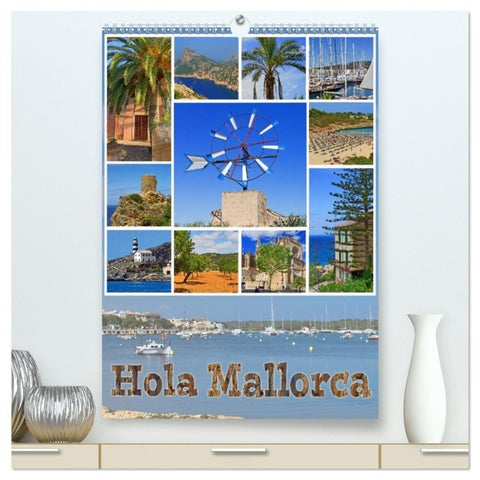 Hola Mallorca (hochwertiger Premium Wandkalender 2027 DIN A2 hoch), Kunstdruck in Hochglanz
