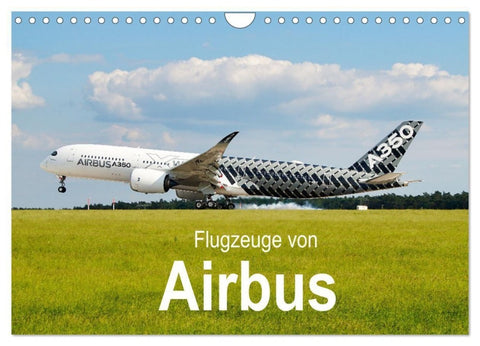 Flugzeuge von Airbus (Wandkalender 2027 DIN A4 quer), CALVENDO Monatskalender