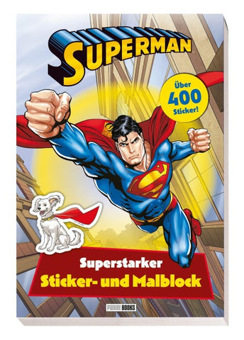 DC Superman: Superstarker Sticker- und Malblock