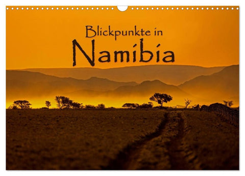 Blickpunkte in Namibia (Wandkalender 2026 DIN A3 quer), CALVENDO Monatskalender