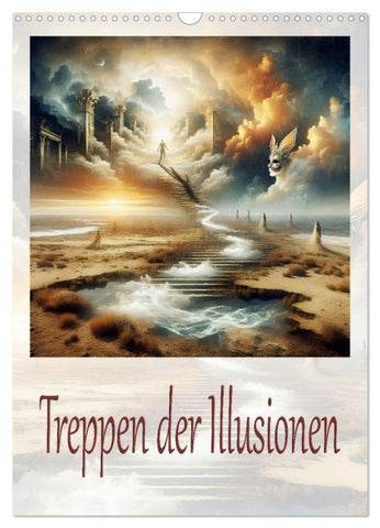 Treppen der Illusionen (Wandkalender 2027 DIN A3 hoch), CALVENDO Monatskalender