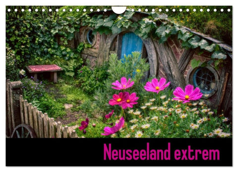 Neuseeland extrem (Wandkalender 2027 DIN A4 quer), CALVENDO Monatskalender