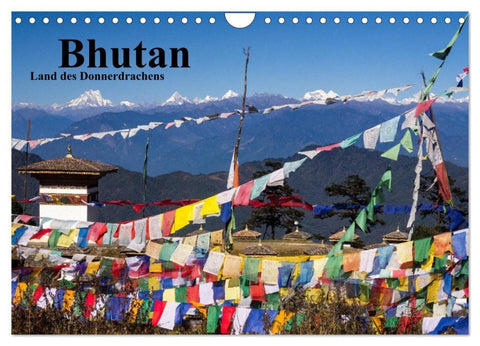 Bhutan 2026 - Land des Donnerdrachens (Wandkalender 2026 DIN A4 quer), CALVENDO Monatskalender