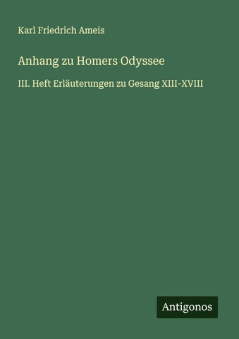 Anhang zu Homers Odyssee