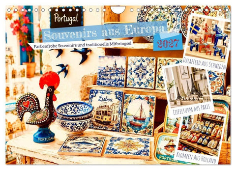 Souvenirs aus Europa (Wandkalender 2027 DIN A4 quer), CALVENDO Monatskalender