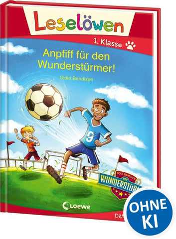 Leselöwen 1. Klasse - Anpfiff für den Wunderstürmer!