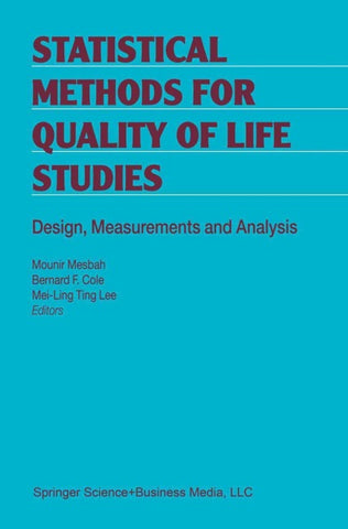 Statistical Methods for Quality of Life Studies