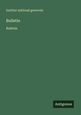 Bulletin