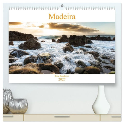 Madeira - eine Rundreise (hochwertiger Premium Wandkalender 2027 DIN A2 quer), Kunstdruck in Hochglanz