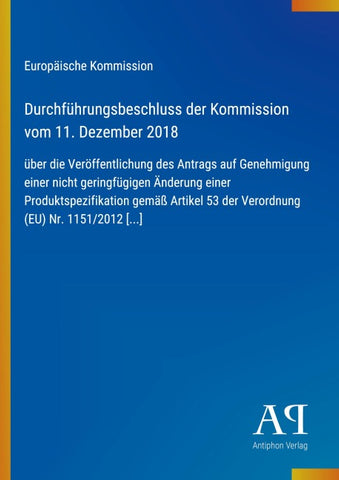 Durchführungsbeschluss der Kommission vom 11. Dezember 2018