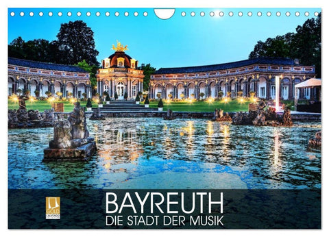 Bayreuth - die Stadt der Musik (Wandkalender 2026 DIN A4 quer), CALVENDO Monatskalender