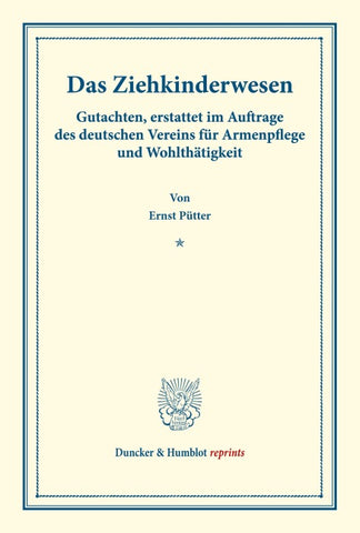 Das Ziehkinderwesen.