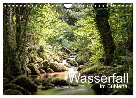 Wasserfall im Bühlertal (Wandkalender 2027 DIN A4 quer), CALVENDO Monatskalender