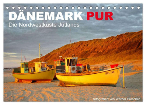 Dänemark Pur (Tischkalender 2026 DIN A5 quer), CALVENDO Monatskalender