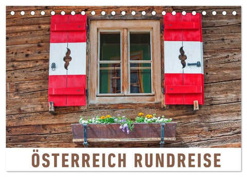 Österreich Rundreise (Tischkalender 2027 DIN A5 quer), CALVENDO Monatskalender
