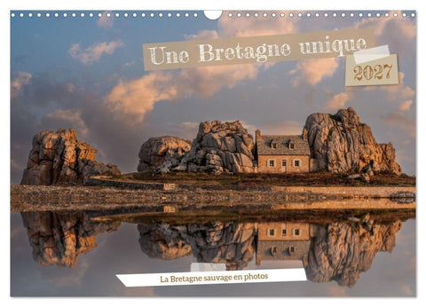 Une Bretagne unique (Calendrier mural 2027 DIN A3 vertical), CALVENDO calendrier mensuel