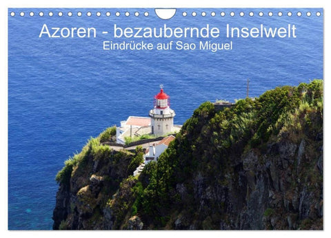 Azoren - bezaubernde Inselwelt. Eindrücke auf Sao Miguel (Wandkalender 2027 DIN A4 quer), CALVENDO Monatskalender