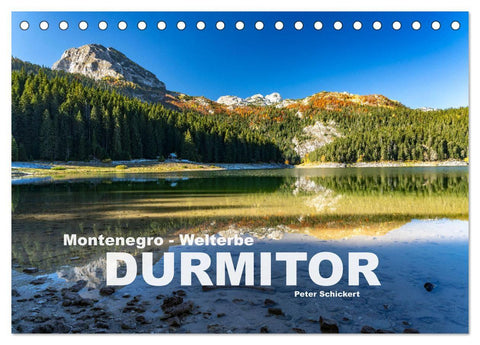 Montenegro - Welterbe Durmitor (Tischkalender 2027 DIN A5 quer), CALVENDO Monatskalender