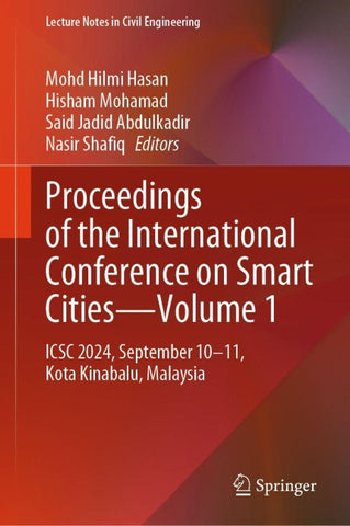 Proceedings of the International Conference on Smart Cities—Volume 1