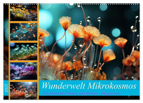 Wunderwelt Mikrokosmos (Wandkalender 2027 DIN A2 quer), CALVENDO Monatskalender