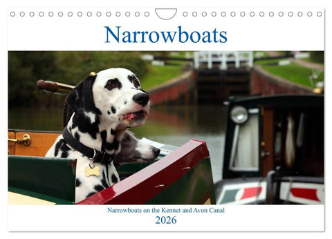 Narrowboats (Wall Calendar 2026 DIN A4 landscape), CALVENDO 12 Month Wall Calendar