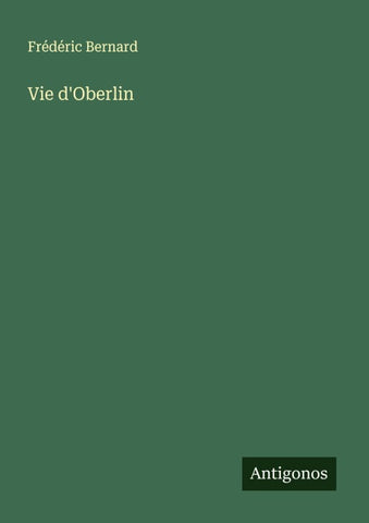 Vie d'Oberlin