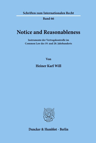 Notice and Reasonableness.