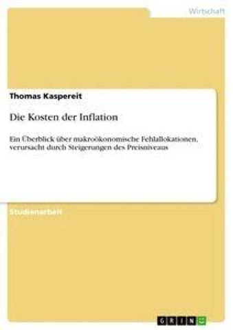 Die Kosten der Inflation