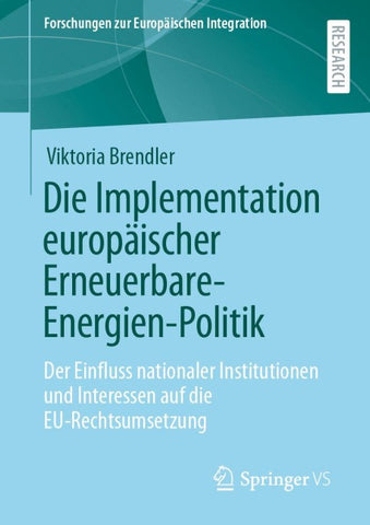 Die Implementation europäischer Erneuerbare-Energien-Politik