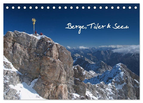 Berge, Täler & Seen (Tischkalender 2027 DIN A5 quer), CALVENDO Monatskalender