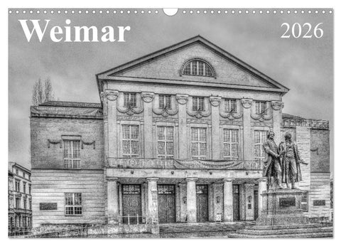 Weimar (Wandkalender 2026 DIN A3 quer), CALVENDO Monatskalender