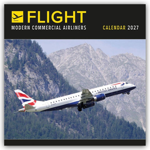 Flight – Modern Commercial Airliners – Passagierflugzeuge 2027 – Wand-Kalender