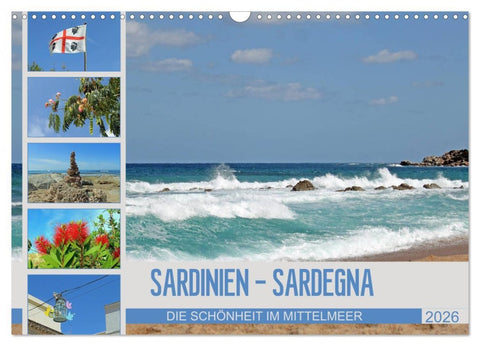 SARDINIEN - SARDEGNA (Wandkalender 2026 DIN A3 quer), CALVENDO Monatskalender