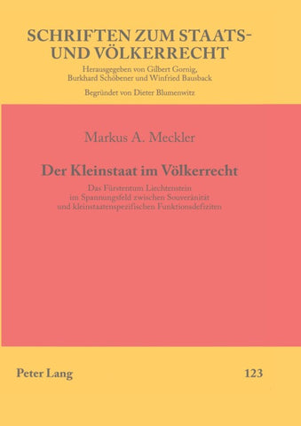 Der Kleinstaat im Völkerrecht
