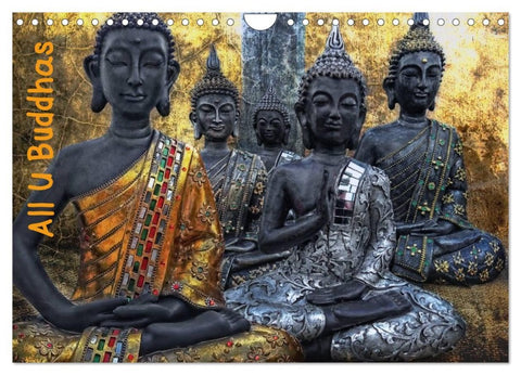 All U Buddhas (Wandkalender 2026 DIN A4 quer), CALVENDO Monatskalender