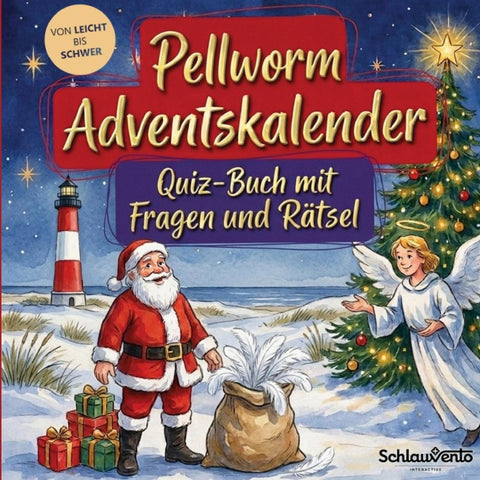 Pellworm-Adventskalender: Quiz-Buch mit Fragen und Rätsel