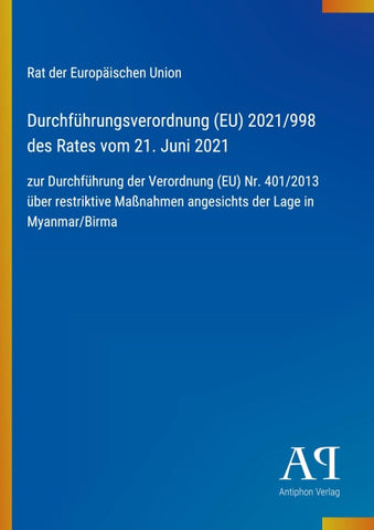 Durchführungsverordnung (EU) 2021/998 des Rates vom 21. Juni 2021