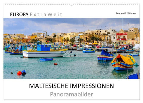 Maltesische Impressionen (Wandkalender 2027 DIN A2 quer), CALVENDO Monatskalender