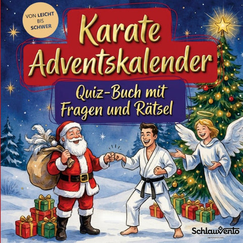 Karate-Adventskalender: Quiz-Buch mit Fragen und Rätsel