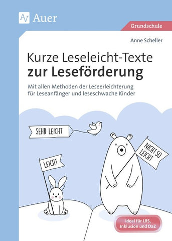 Kurze Leseleicht-Texte zur Leseförderung