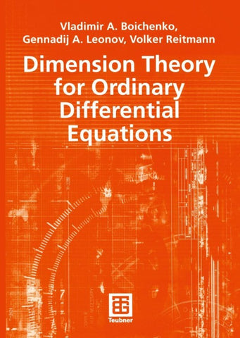 Dimension Theory for Ordinary Differential Equations