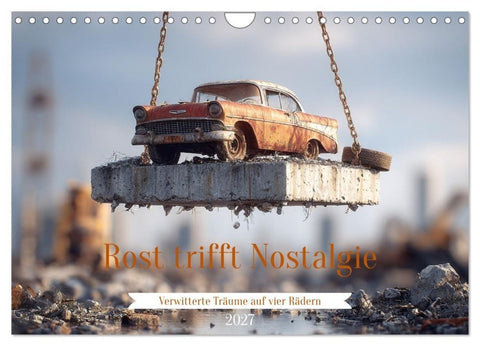 Rost trifft Nostalgie (Wandkalender 2027 DIN A4 quer), CALVENDO Monatskalender