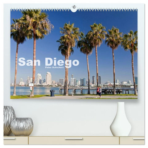San Diego (hochwertiger Premium Wandkalender 2026 DIN A2 quer), Kunstdruck in Hochglanz