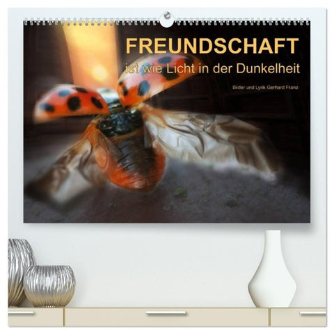 Freundschaft (hochwertiger Premium Wandkalender 2027 DIN A2 quer), Kunstdruck in Hochglanz
