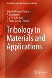 Tribology in Materials and Applications