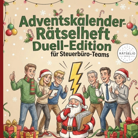 Adventskalender-Rätselheft Duell-Edition für Steuerbüro-Teams