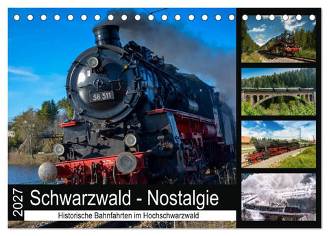 Schwarzwald-Nostalgie (Tischkalender 2027 DIN A5 quer), CALVENDO Monatskalender