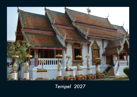 Tempel  2027 Fotokalender DIN A4